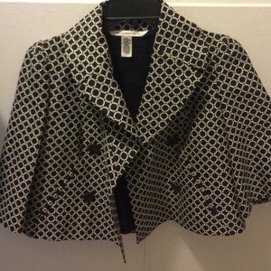 DVF Cropped Jacket Cropped Jacket Black & White 4